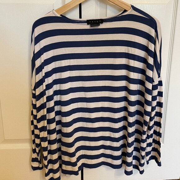 HATCH longsleeve boatneck striped tee - Picture 1 of 4